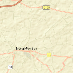 Noyal-Pontivy Street Map