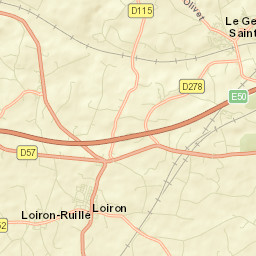 Loiron Street Map