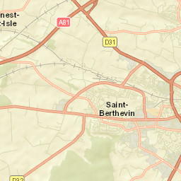 Saint-Berthevin Street Map