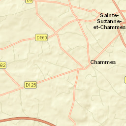 Sainte-Suzanne Street Map
