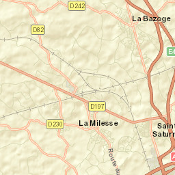 Aigné Street Map