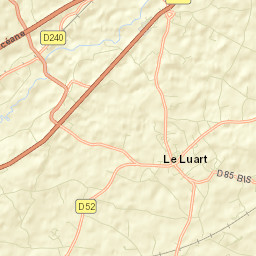 Le Luart Street Map