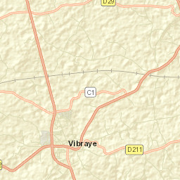 Vibraye Street Map