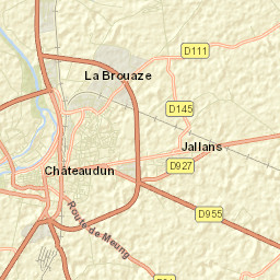 Châteaudun Street Map
