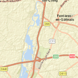 Fontenay-sur-Loing Street Map