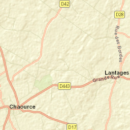 Chaource Street Map