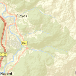 Éloyes Street Map
