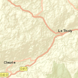 Le Tholy Street Map