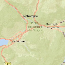 Gérardmer Street Map