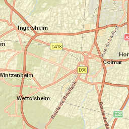 Ingersheim Street Map