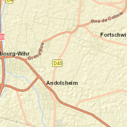 Andolsheim Street Map