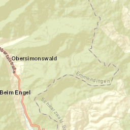 Gütenbach Street Map