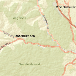 Unterkirnach Street Map