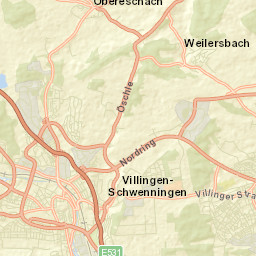 Villingen-Schwenningen Street Map