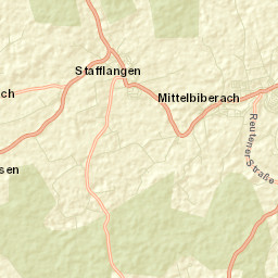 Mittelbiberach Street Map