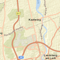 Kaufering Street Map