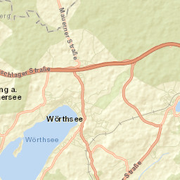 Wörthsee Street Map
