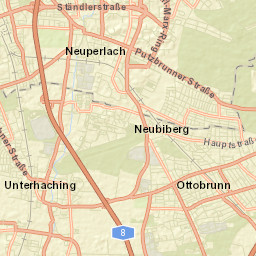 Unterhaching Street Map