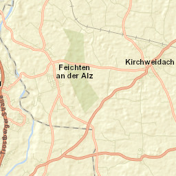 Tacherting Street Map