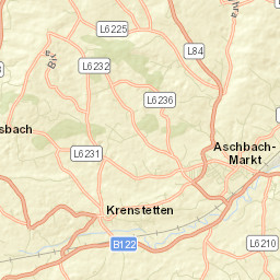 Aschbach Markt Street Map
