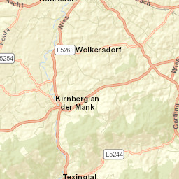 Kirnberg an der Mank Street Map