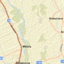 Želiezovce Street Map