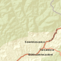 Tarnalelesz Street Map