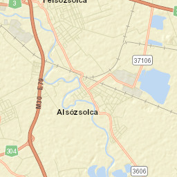 Sajólád Street Map