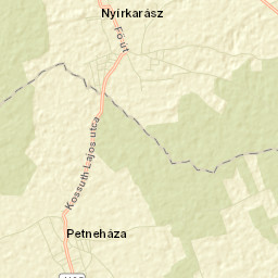 Petneháza Street Map