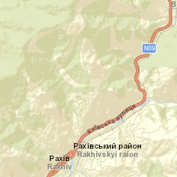 Rakhiv Street Map