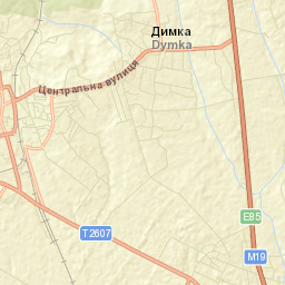 Hlyboka Street Map