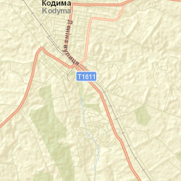 Kodyma Street Map