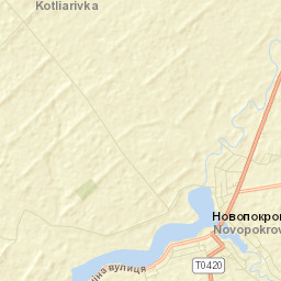 Novopokrovka Street Map