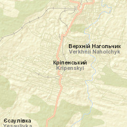 Kripens’kyy Street Map