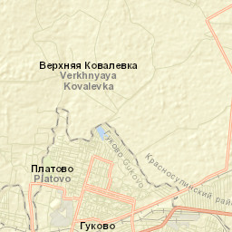 Gukovo Street Map