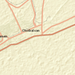 Choibalsan Street Map