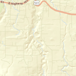 Port Angeles East Street Map