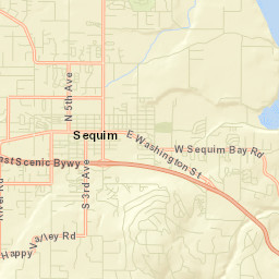 Sequim Street Map
