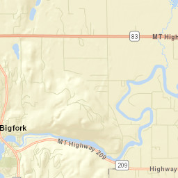 Bigfork Street Map