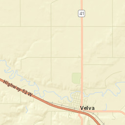 Velva Street Map