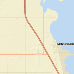 179-199 West Ave Minnewaukan ND Street Map