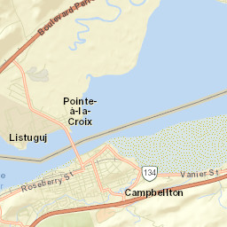 Campbellton Street Map