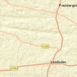 Landudec Street Map