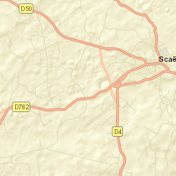 Scaër Street Map