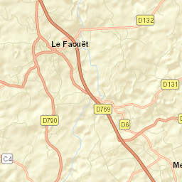 Le Faouët Street Map