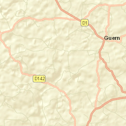 Guern Street Map