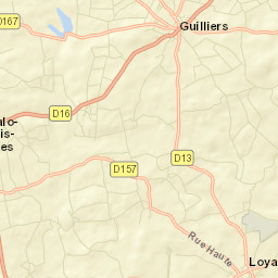 Guilliers Street Map