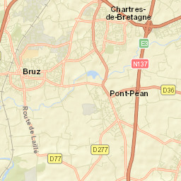 Châtillon-sur-Seiche Street Map