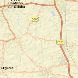 Saint-Erblon Street Map