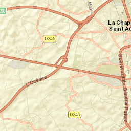 Pruillé-le-Chétif Street Map